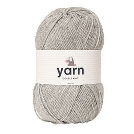 100g Light Silver Grey Double Knit Yarn