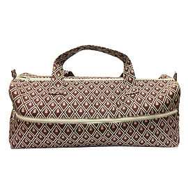 Burgundy Tulip Parade Knitting Bag 